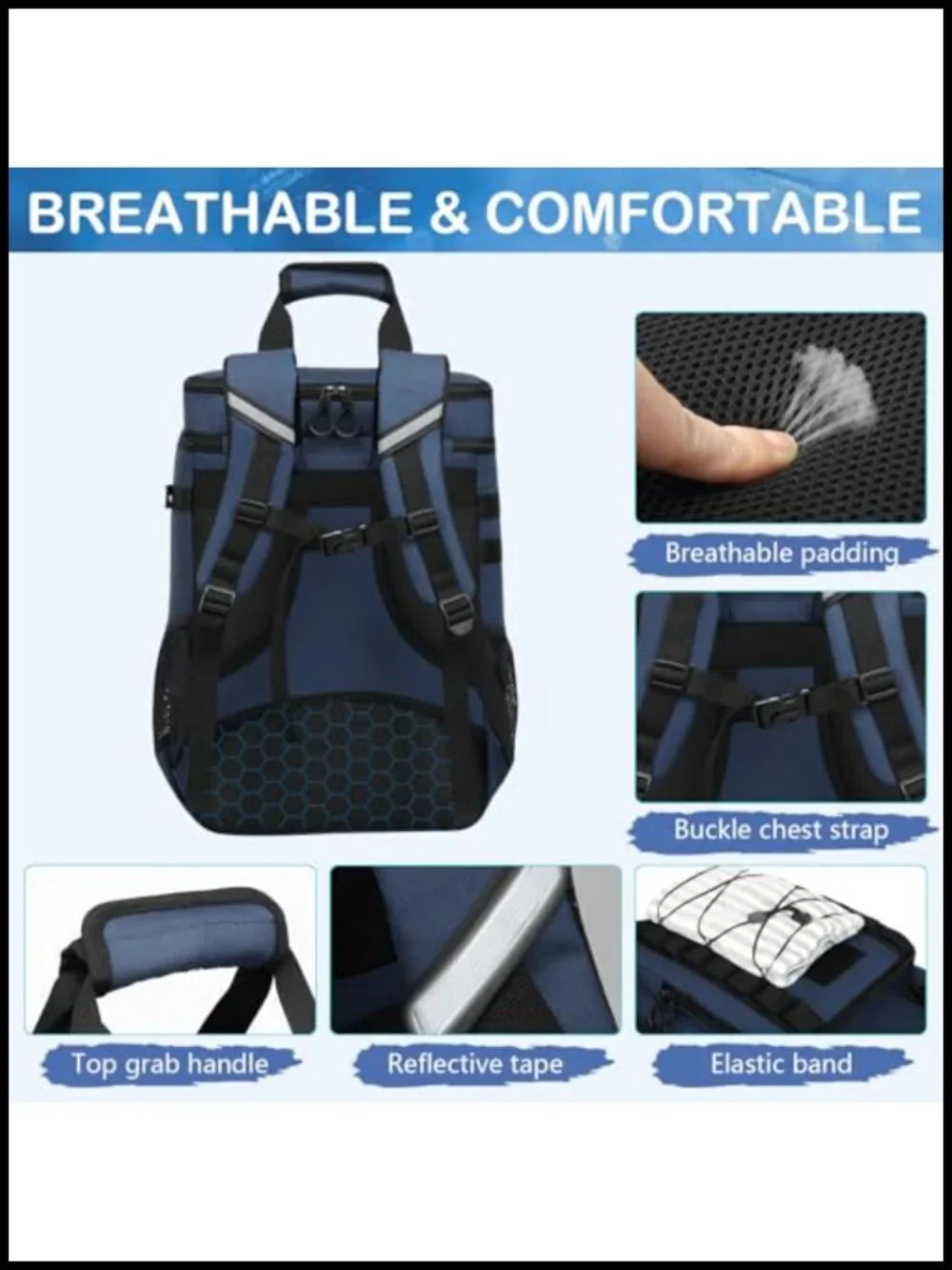 Tactical Cooler Backpack Insulated Lunch Bag 50 Can Backpack